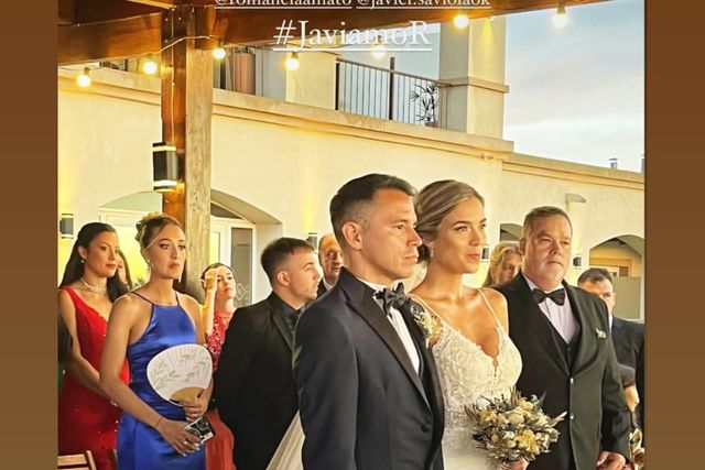 Fotos: casamento de Saviola teve outro ex-benfiquista entre os convidados