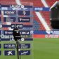 Zona de entrevistas rápidas na liga espanhola
