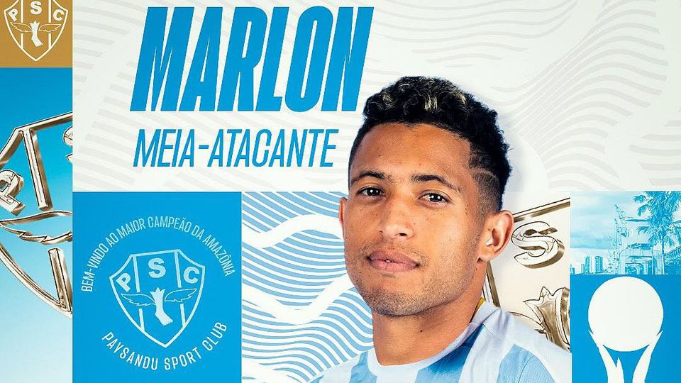 Mercado: Marlon deixa Gil Vicente e assina pelo Paysandu