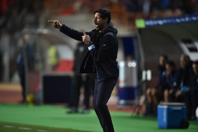 Vítor Bruno durante o Sporting-FC Porto