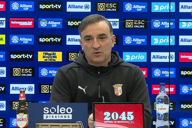 Carvalhal: «Este jogo é uma final, o último não conta nada»