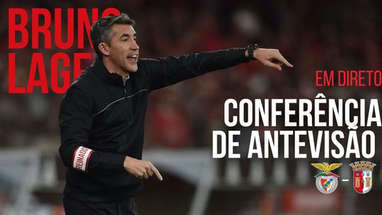 Benfica: siga em direto a conferência de Bruno Lage