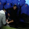 Sérgio Conceição teve de ser assistido a uma ferida no final do Inter-Milan