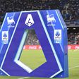 Imagens do jogo Nápoles-Bolonha da Serie A italiana