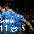 Brighton aguenta-se no Etihad e Man. City continua sem ganhar em 2026 (resumo)
