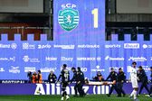 Eduardo Quaresma abandonou as quatro linhas de maca no jogo com o V. Guimarães, na Taça da Liga em Leiria - Foto: IMAGO