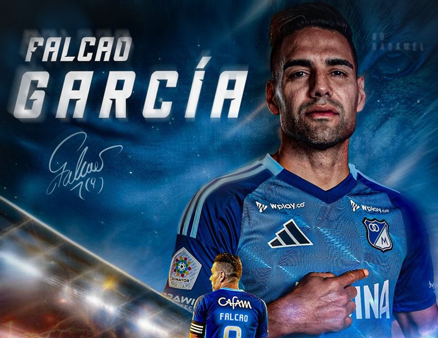 Oficialização de Falcao no Millonarios - Foto: Millonarios