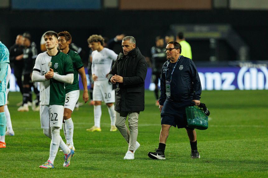 Rui Borges lamentou-se da praga das lesões após a eliminação na Taça da Liga — Foto: IMAGO