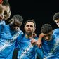 Bernardo Silva a falar com os colegas, como capitão - Foto: Man. City