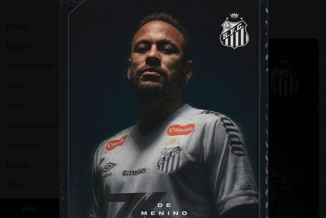 Mercado oficial: Neymar renova com o Santos