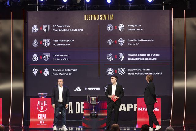 O sorteio dos oitavos de final da Taça do Rei