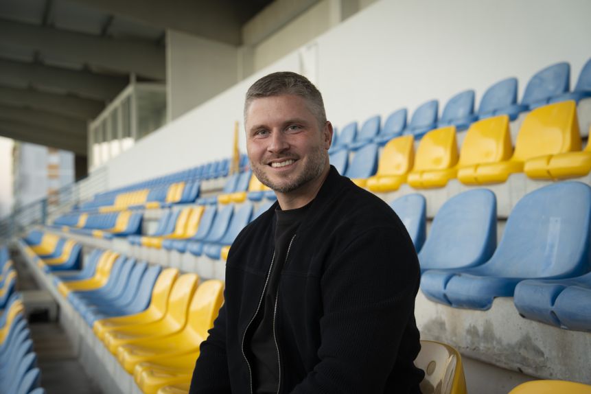 Felix Kruger, novo presidente da SAD do Sintrense (Foto: Mariana Tenório)