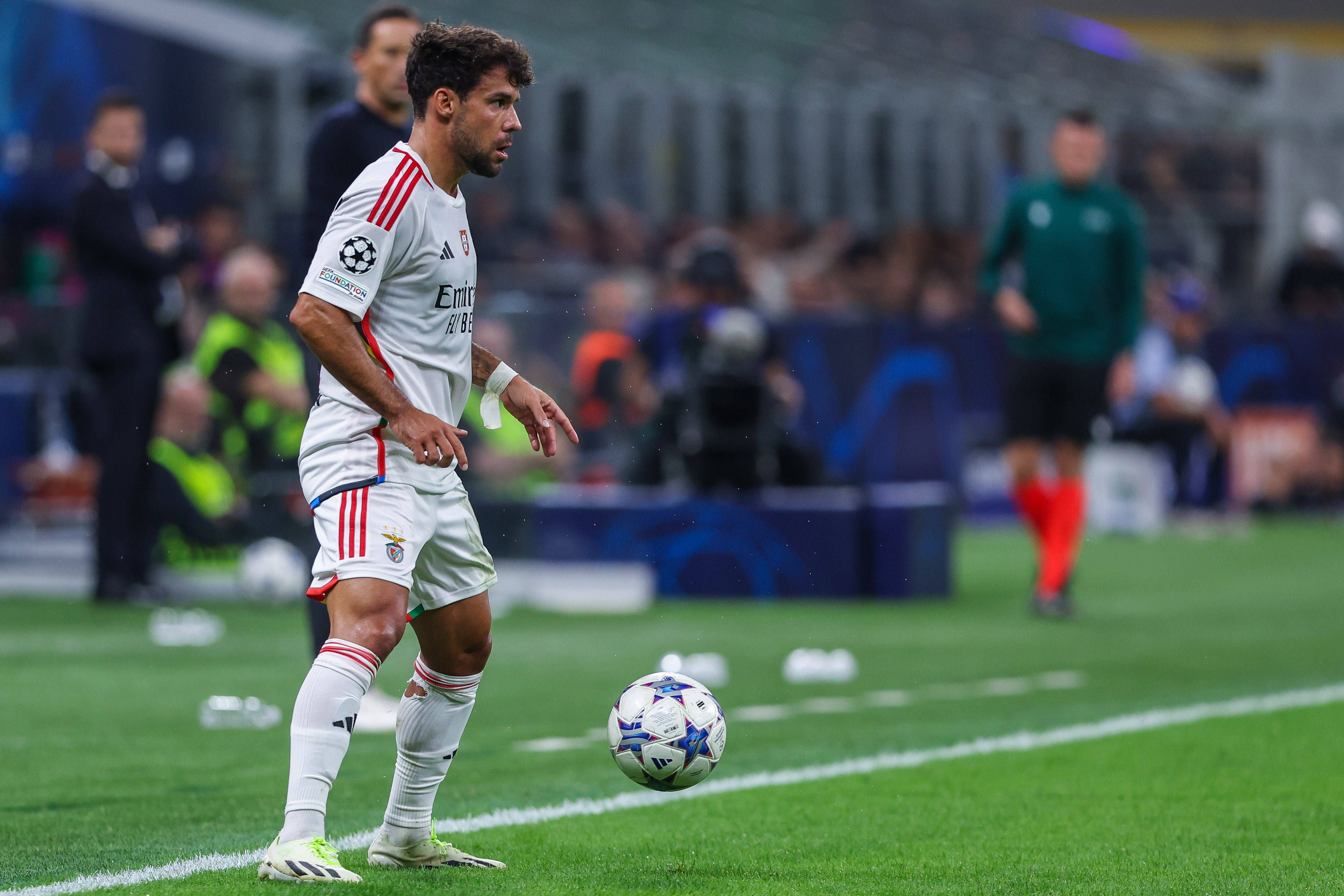 Juan Bernat jogou na Luz em 2023/24, por empréstimo do PSG