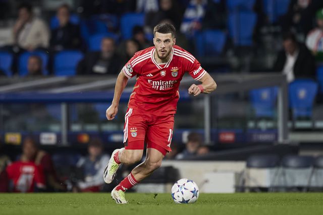 David Jurásek jogou 12 jogos pelo Benfica, incluindo na Champions