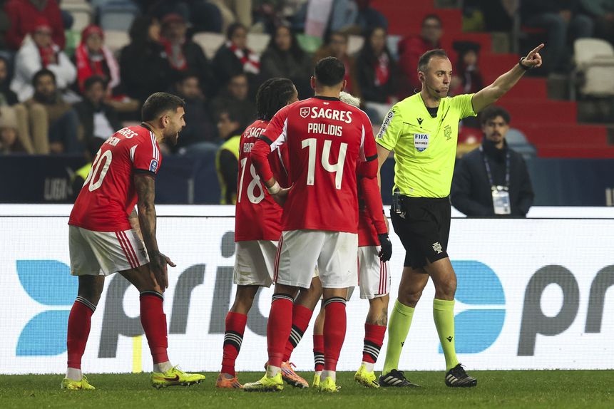 João Pinheiro, árbitro do Benfica-SC Braga - Foto: PAULO NOVAIS/LUSA