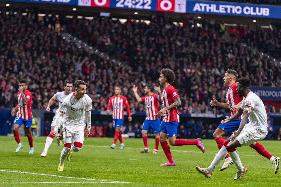 Taça do Rei: Ath. Bilbao ganha vantagem frente ao Atlético Madrid