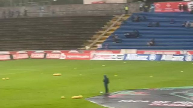 O estado do relvado antes do Santa Clara-FC Porto (vídeo)