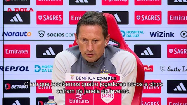 Schmidt analisa maior investimento do Benfica no mercado de inverno