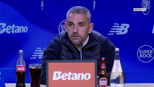 Rui Borges comenta as expulsões nos últimos minutos do jogo com o FC Porto