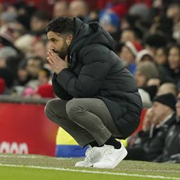 Ruben Amorim, treinador do Manchester United, fora das quatro linhas