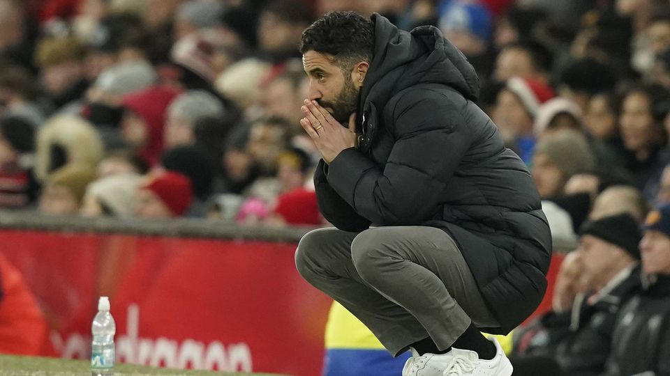 Ruben Amorim, treinador do Manchester United, fora das quatro linhas