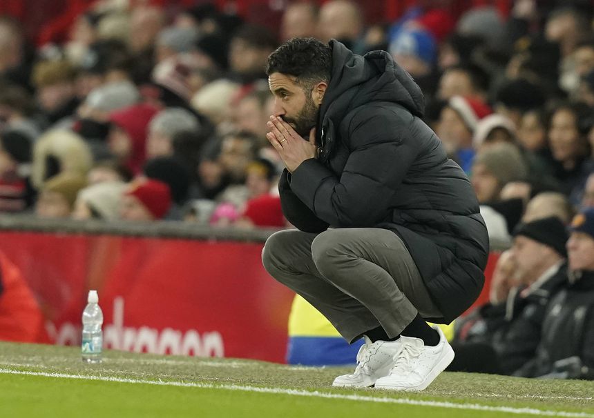 Ruben Amorim, treinador do Manchester United, fora das quatro linhas