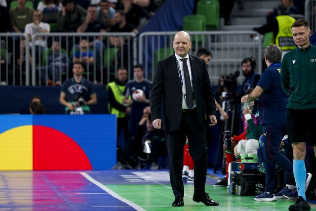 Jorge Braz na final do Europeu de 2026 entre Portugal e Espanha (Foto: FPF)