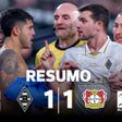 Dérbi entre M'gladbach e Leverkusen foi intenso e até houve quem ficasse sem camisola (resumo)
