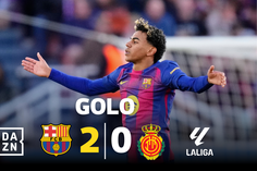 Só se espanta quem não o conhece: mais um golaço de Lamine Yamal