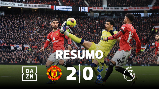 O resumo da vitória do Man. United frente ao Tottenham