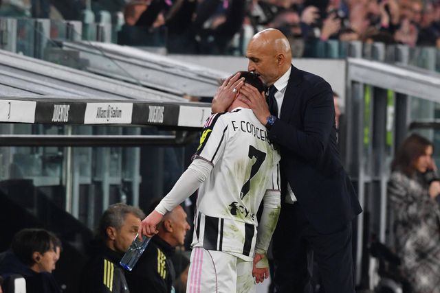 Francisco Conceição e Spalletti