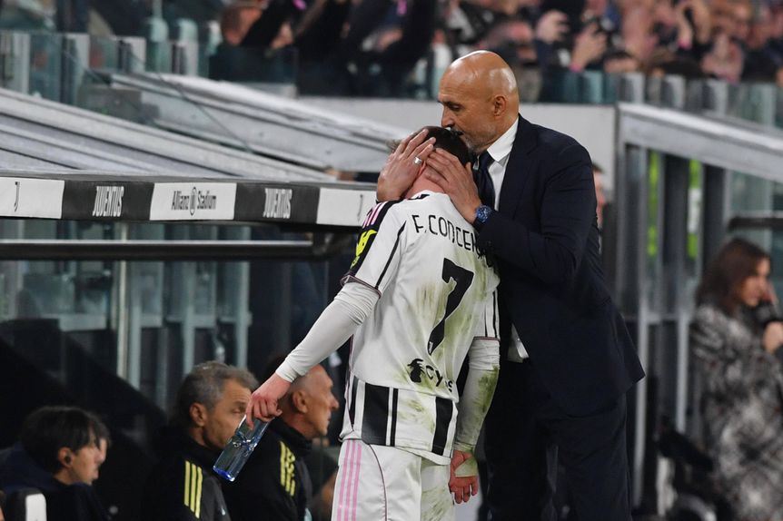 Francisco Conceição e Spalletti