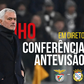 EM DIRETO: siga a antevisão de Mourinho ao Benfica-Alverca