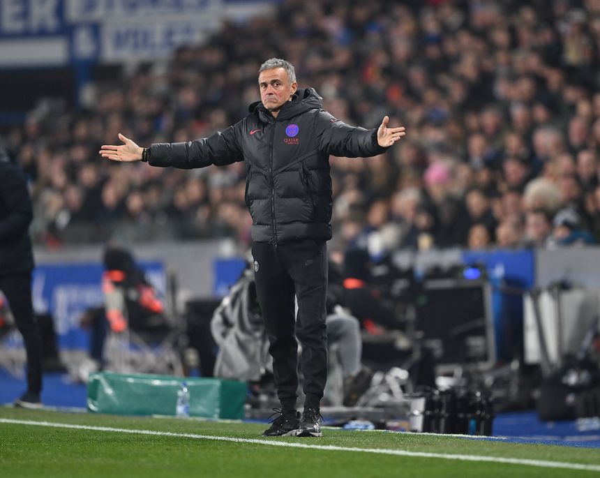 Luis Enrique, treinador do PSG