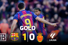 A sorte e o talento de Lewandowski deram a vantagem ao Barcelona