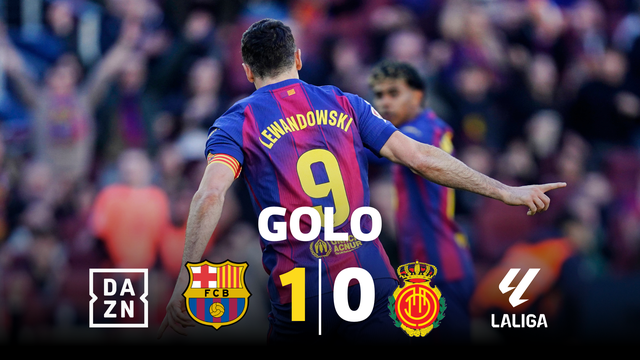 A sorte e o talento de Lewandowski deram a vantagem ao Barcelona