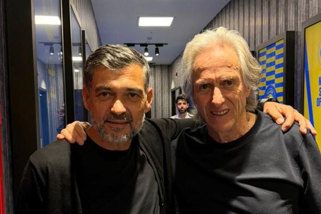 Jorge Jesus partilhou foto com Sérgio Conceição na rede social Instagram