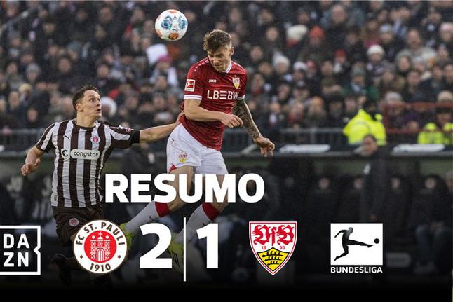 St. Pauli volta a sorrir e interrompe série de vitórias do Estugarda (resumo)