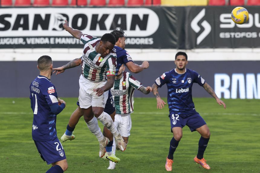 Jovane Cabral apontou o golo do triunfo do Estrela frente ao Santa Clara. -Foto: JOSÉ SENA GOULÃO/LUSA