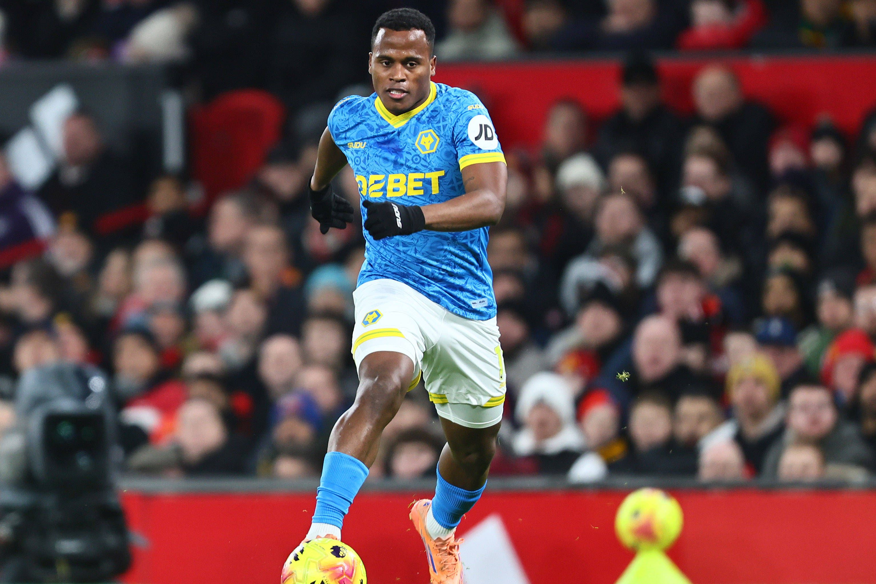 Jhon Arias marcou 2 golos e fez 1 assistência em 26 jogos pelos Wolves