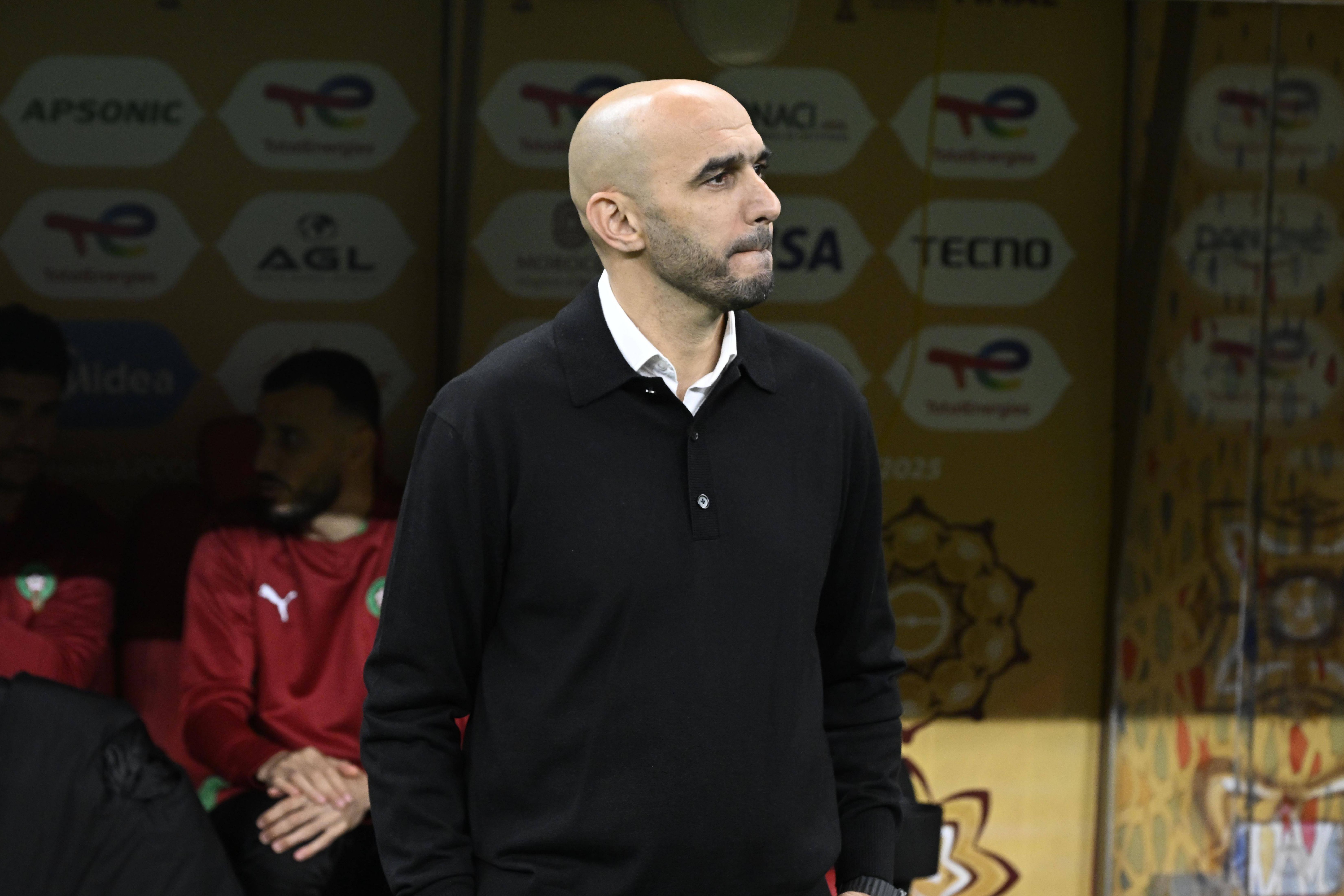 Walid Regragui, selecionador de Marrocos