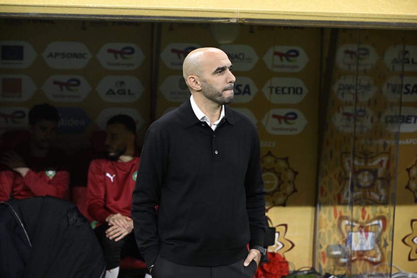 Walid Regragui, selecionador de Marrocos