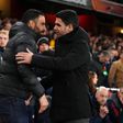 Arteta 'cheio de azia' abandona 'flash' após empate frente a Amorim (vídeo)
