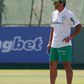 Abel Ferreira durante um treino do Palmeiras, que prepara o início de mais um Brasileirão