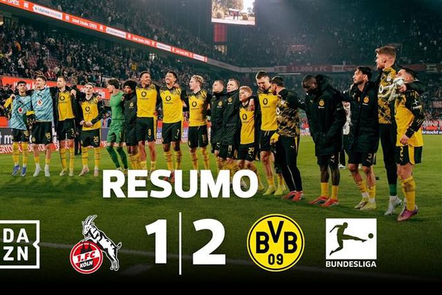 Borussia Dortmund regressa às vitórias em Colónia (resumo)