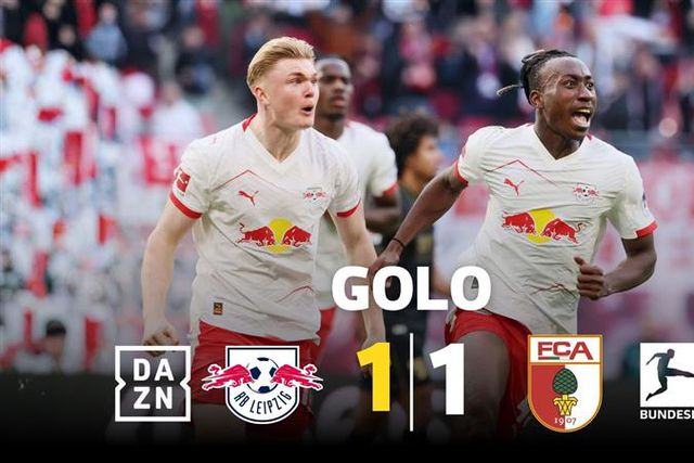 Que cabeçada de Harder! Assistência espetacular do ex-Sporting no Leipzig