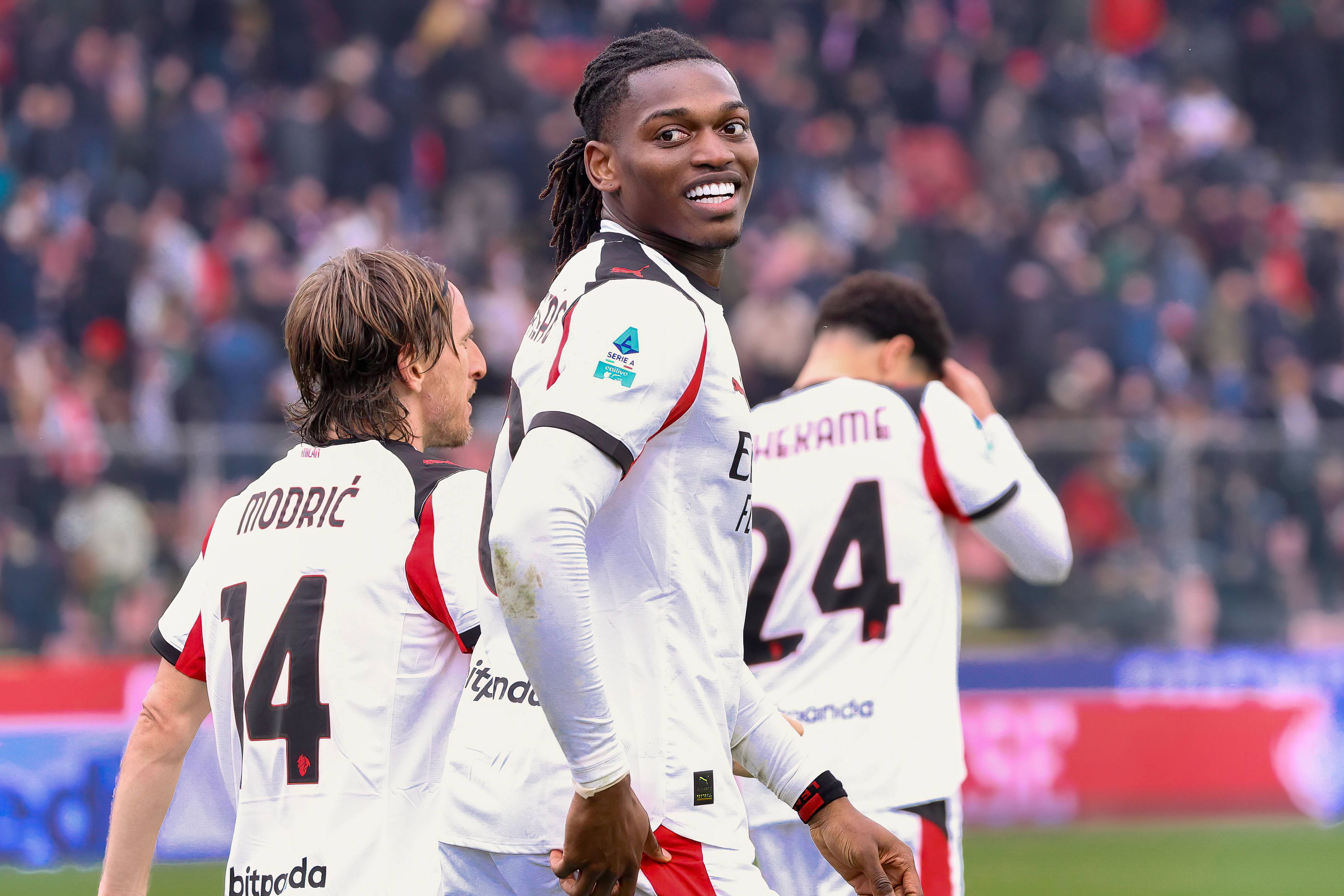 Rafael Leão tem jogado quase sempre a ponta de lança no Milan