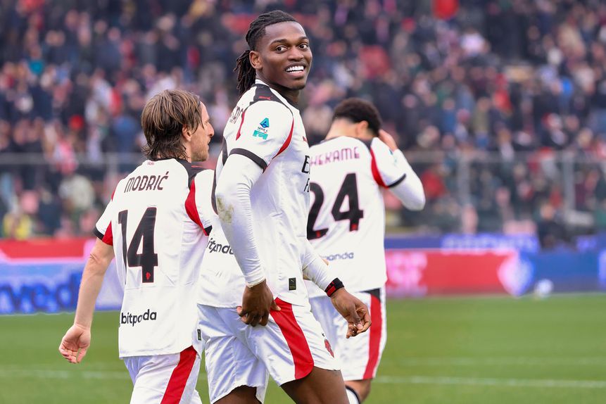 Rafael Leão tem jogado quase sempre a ponta de lança no Milan