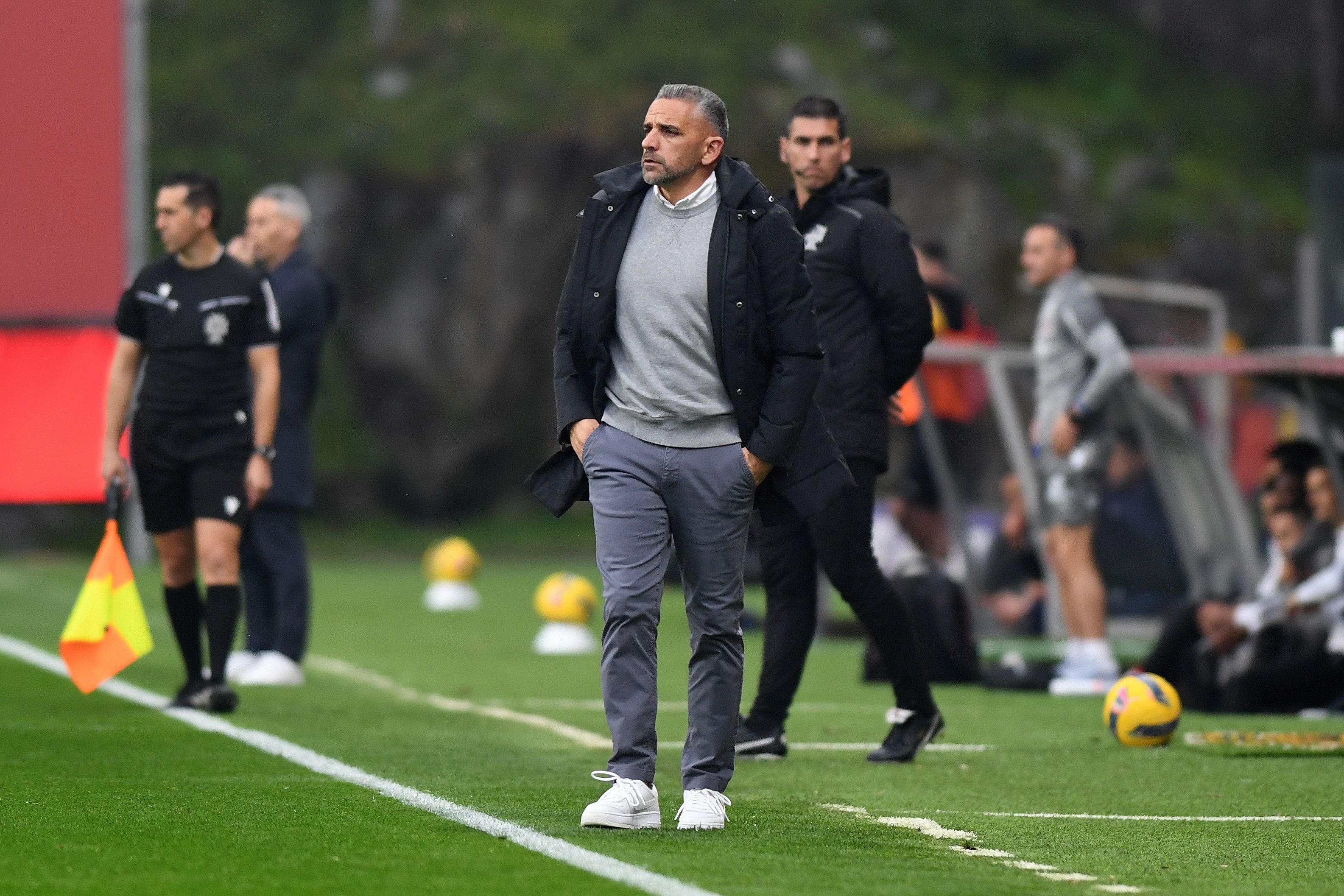 Rui Borges no banco do Sporting - Foto: Rogério Ferreira/Kapta+