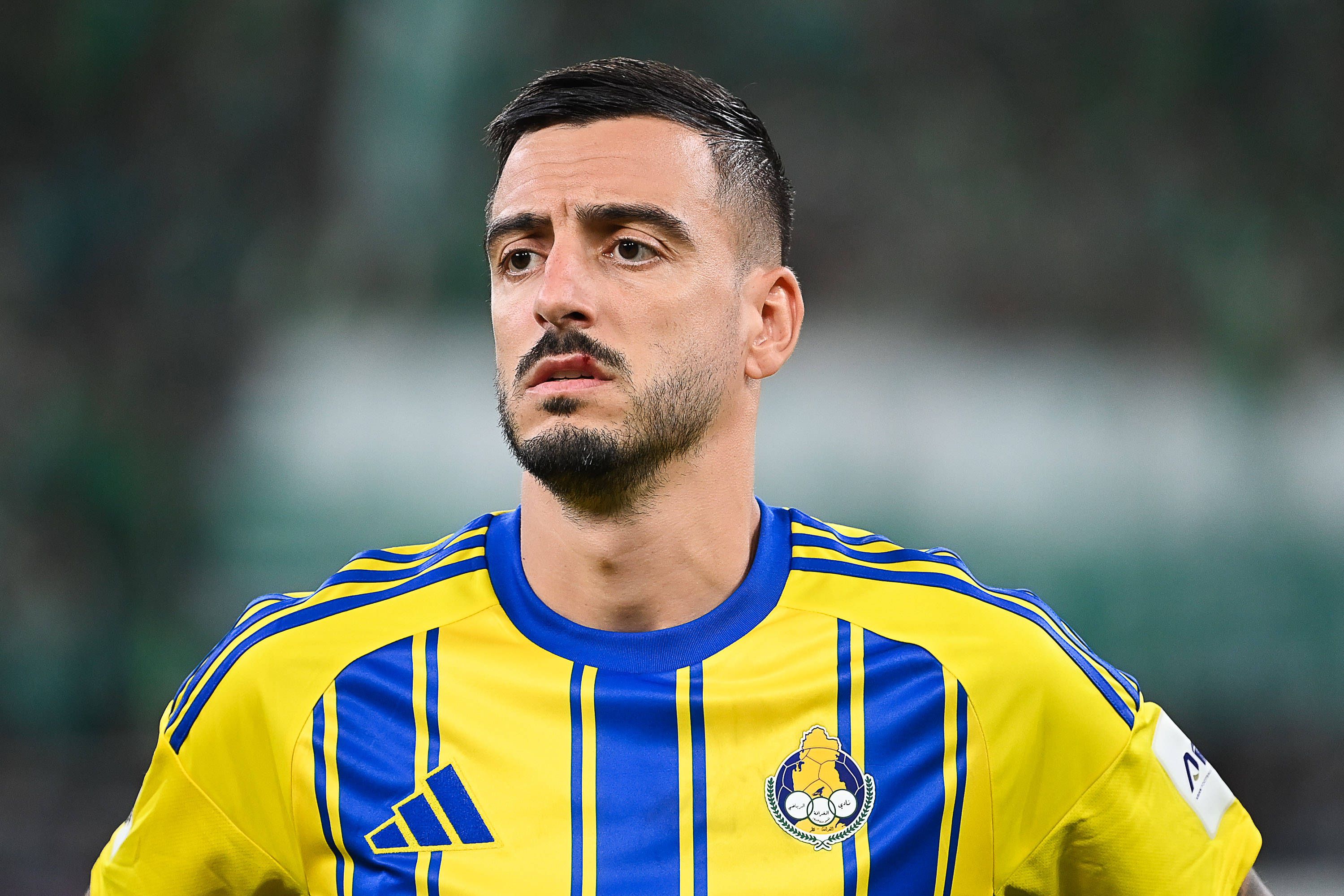 Joselu, avançado espanhol do Al Gharafa, de Pedro Martins, a jogar no Qatar